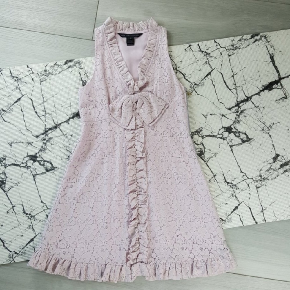 Marc Jacobs Lace Overlay Sleeveless Dress Size 2 - Picture 1 of 6